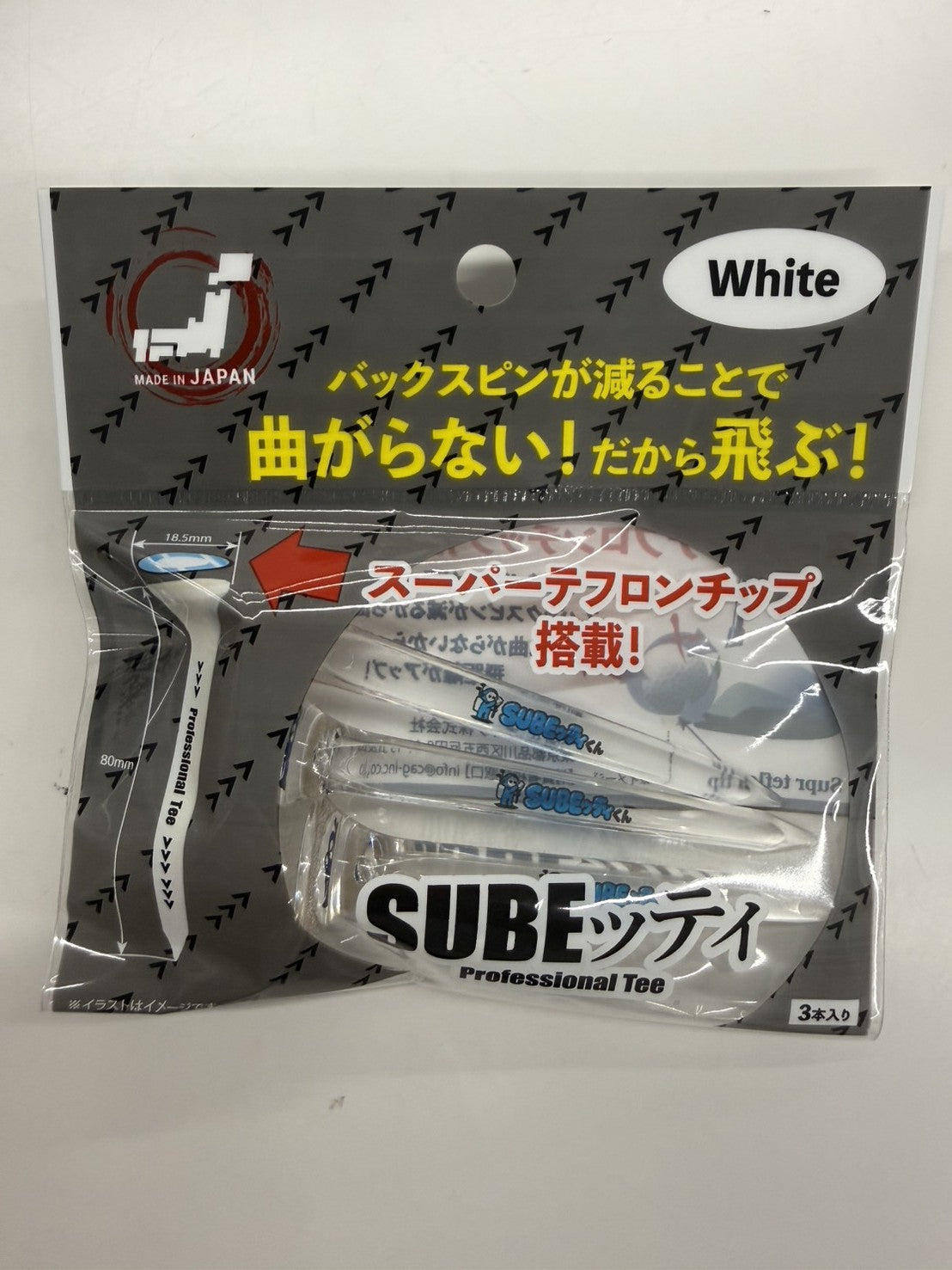 SUBEッティくんブルー　透明ティロング　3本入り